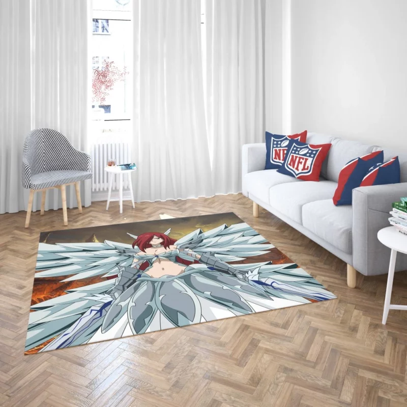 Erza Scarlet Destruction Unleashed Anime Rug 2