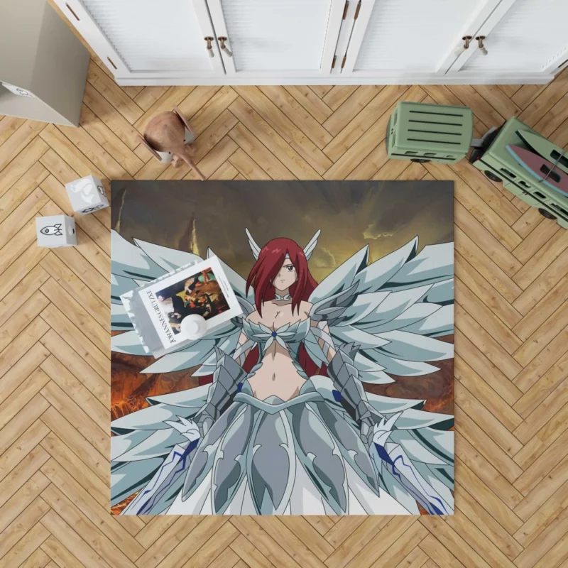 Erza Scarlet Destruction Unleashed Anime Rug