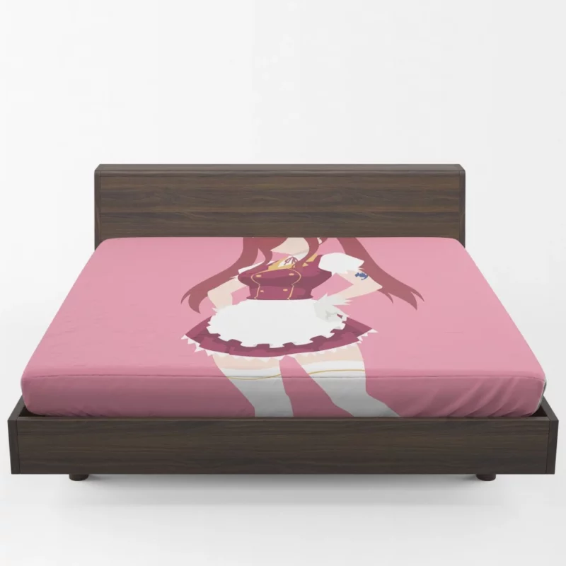 Erza Scarlet Fierce Warrior Anime Fitted Sheet 1