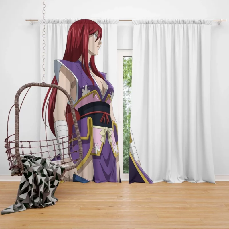 Erza Scarlet Saga of Strength Anime Curtain