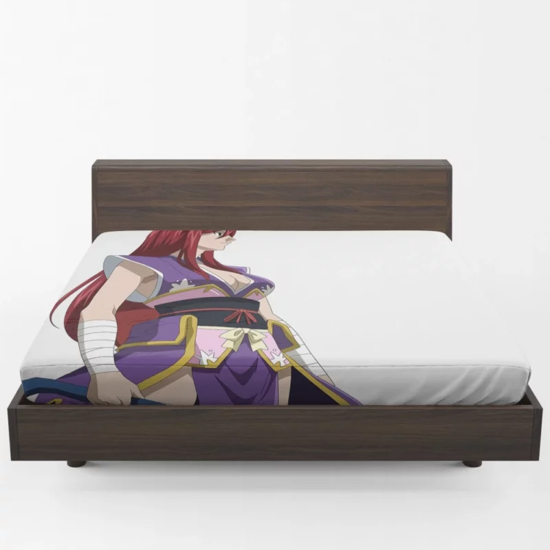 Erza Scarlet Saga of Strength Anime Fitted Sheet 1