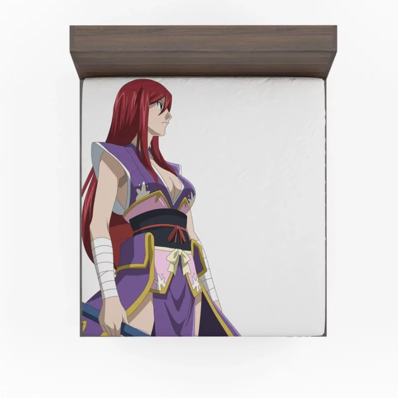 Erza Scarlet Saga of Strength Anime Fitted Sheet