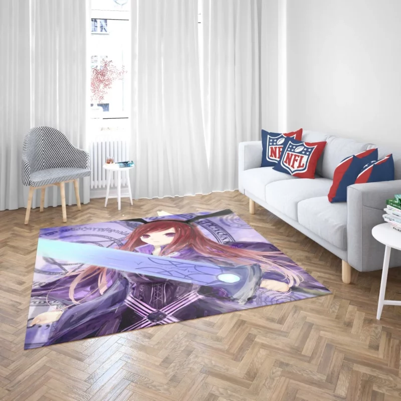 Erza Scarlet Swordmaster Journey Anime Rug 2