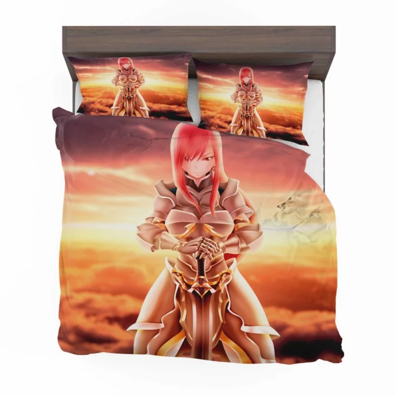 Erza Scarlet Swordmaster Saga Anime Bedding Set 1