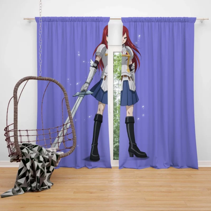 Erza Scarlet Tale of Triumph Anime Curtain