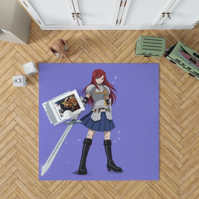 Erza Scarlet Tale of Triumph Anime Rug