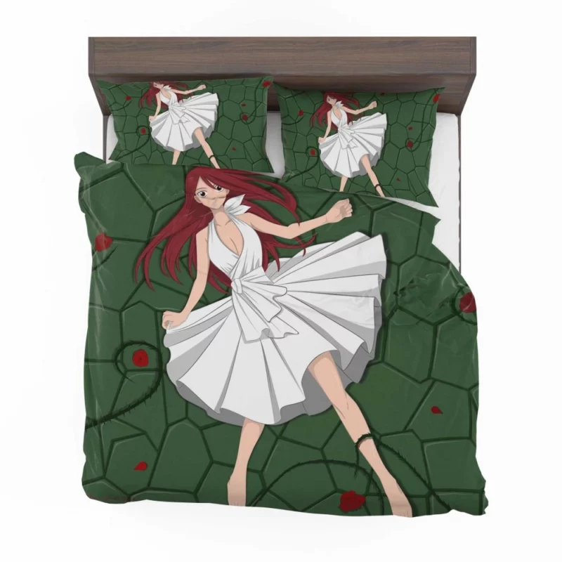 Erza Scarlet Unstoppable Valor Anime Bedding Set 1