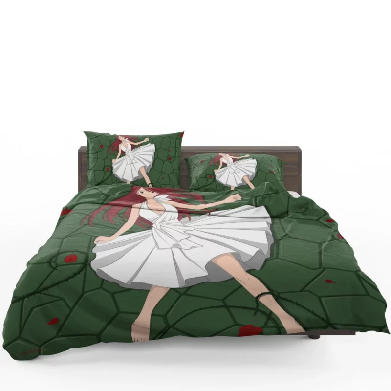 Erza Scarlet Unstoppable Valor Anime Bedding Set