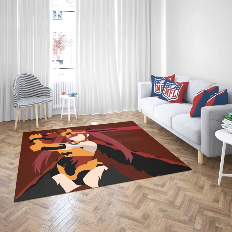 Erza Scarlet Warrior Journey Anime Rug 2