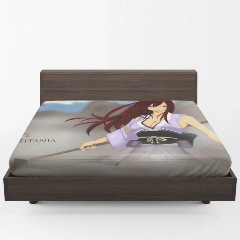 Erza Scarlet Warrior Legacy Anime Fitted Sheet 1