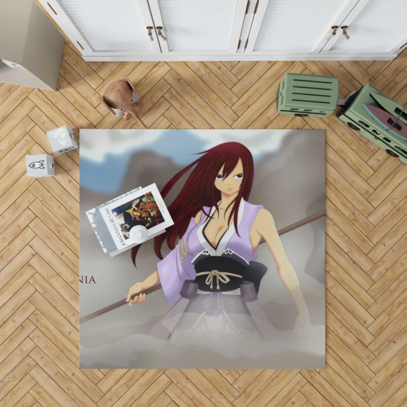 Erza Scarlet Warrior Legacy Anime Rug