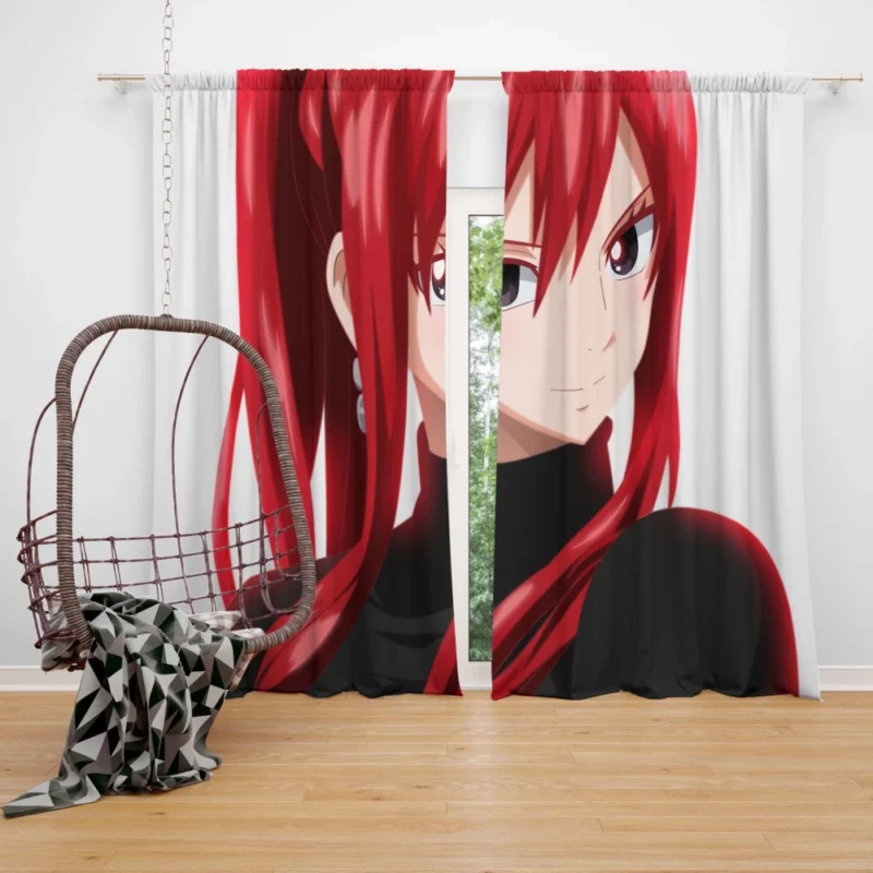 Erza Scarlet Warrior Odyssey Anime Curtain