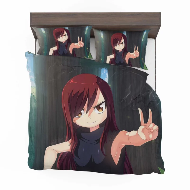 Erza Scarlet Warrior Tale Anime Bedding Set 1