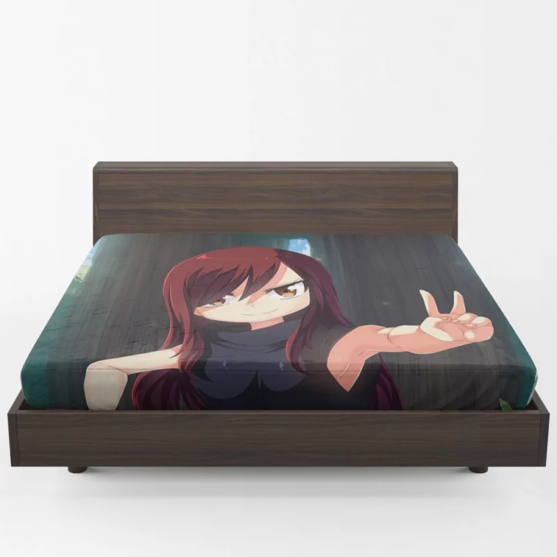 Erza Scarlet Warrior Tale Anime Fitted Sheet 1