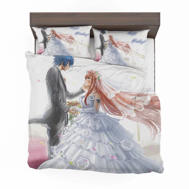 Erza and Jellal Unbreakable Bonds Anime Bedding Set 1