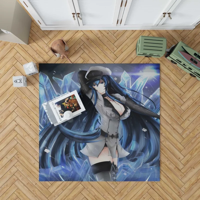 Esdeath Akame ga Kill Frigid Enigma Anime Rug