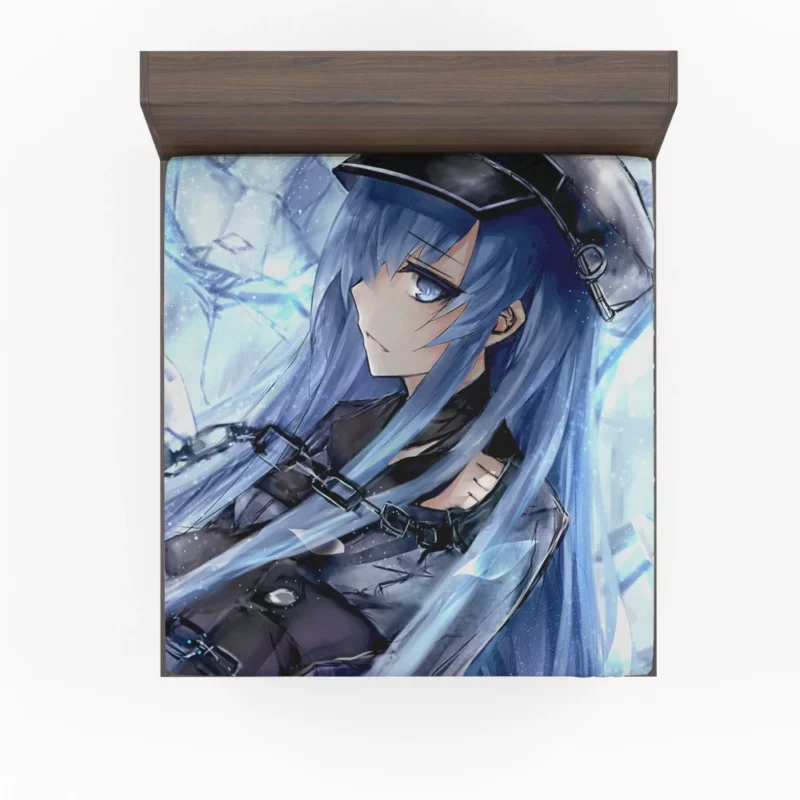 Esdeath Akame ga Kill Ice Queen Anime Fitted Sheet