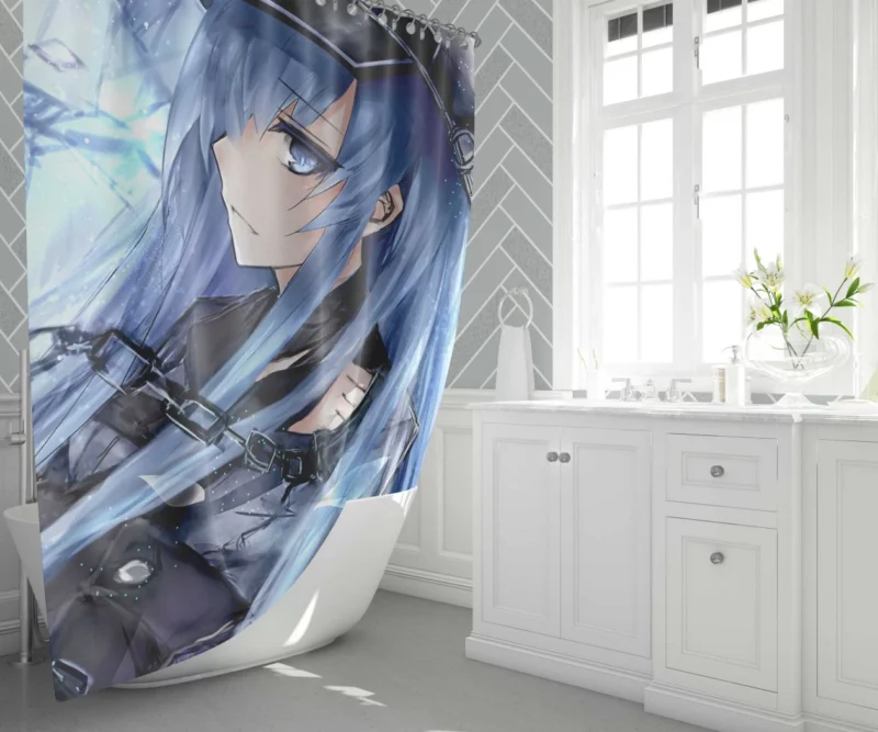 Esdeath Akame ga Kill Ice Queen Anime Shower Curtain 1