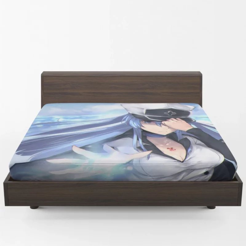 Esdeath Chilling Aura of Akame ga Kill! Anime Fitted Sheet 1