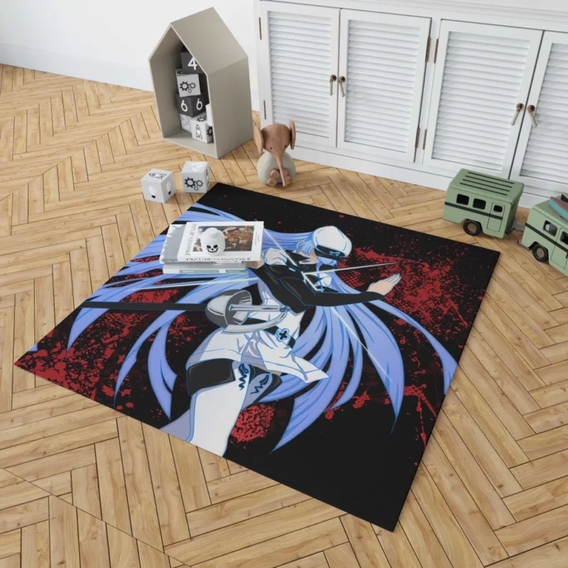 Esdeath Frosty Tyrant in Akame ga Kill! Anime Rug 1