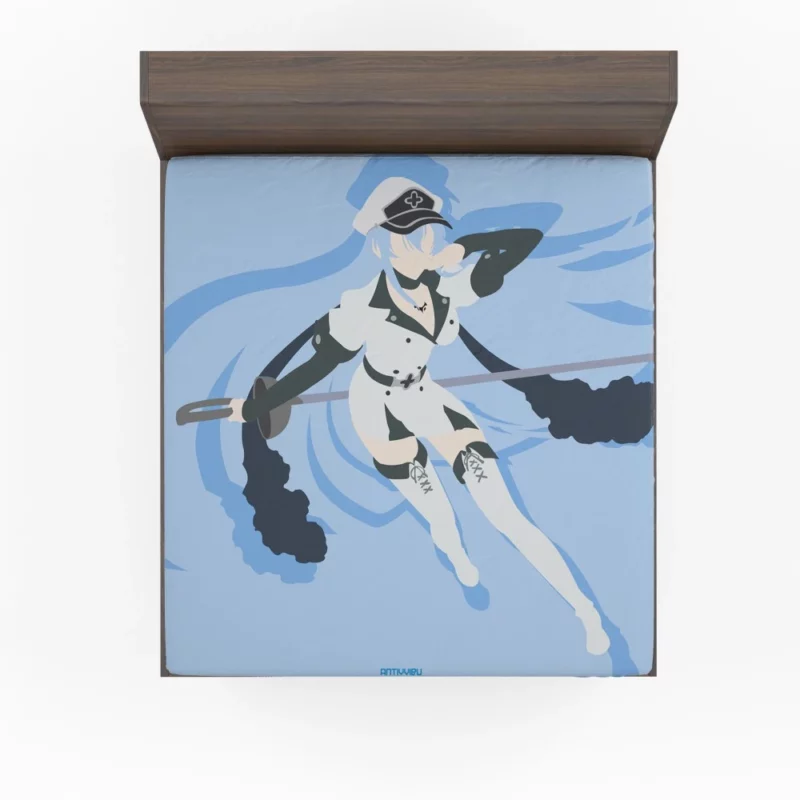 Esdeath Ice Queen Reign in Akame ga Kill! Anime Fitted Sheet