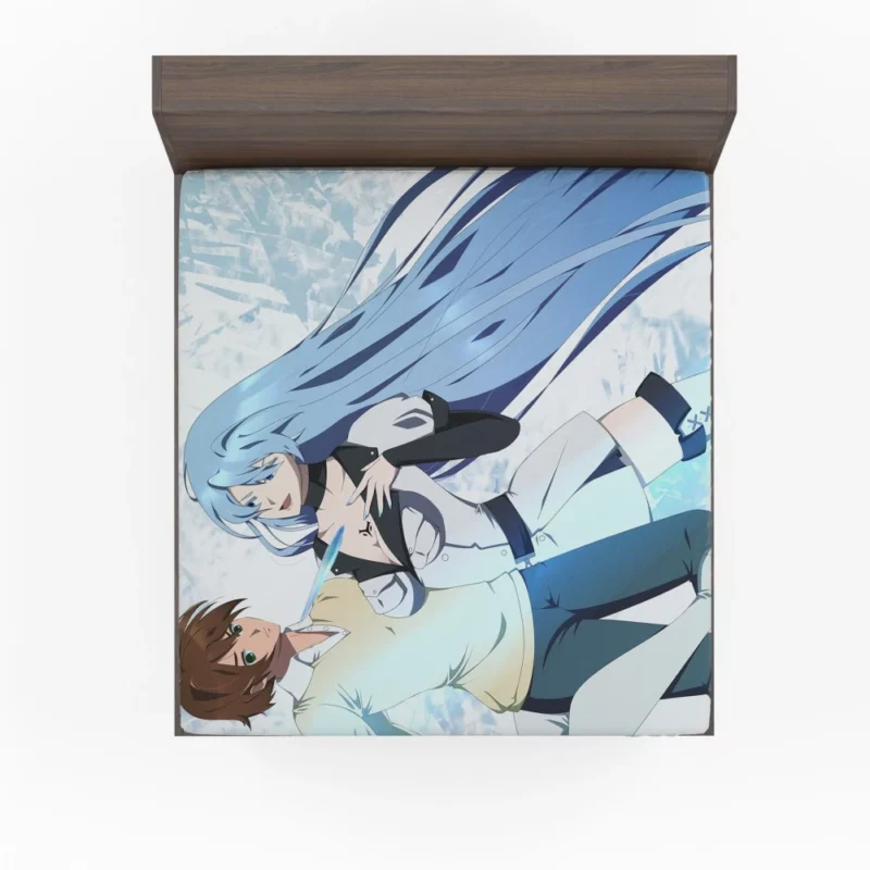 Esdeath and Tatsumi Akame ga Kill! Bond Anime Fitted Sheet