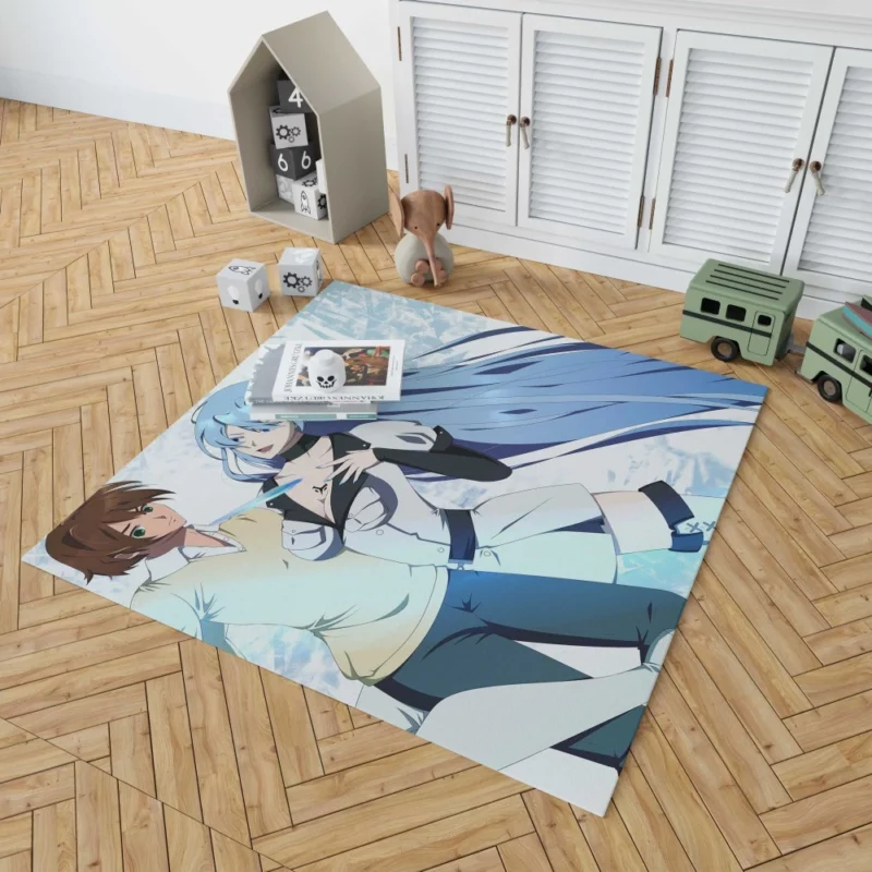 Esdeath and Tatsumi Akame ga Kill! Bond Anime Rug 1