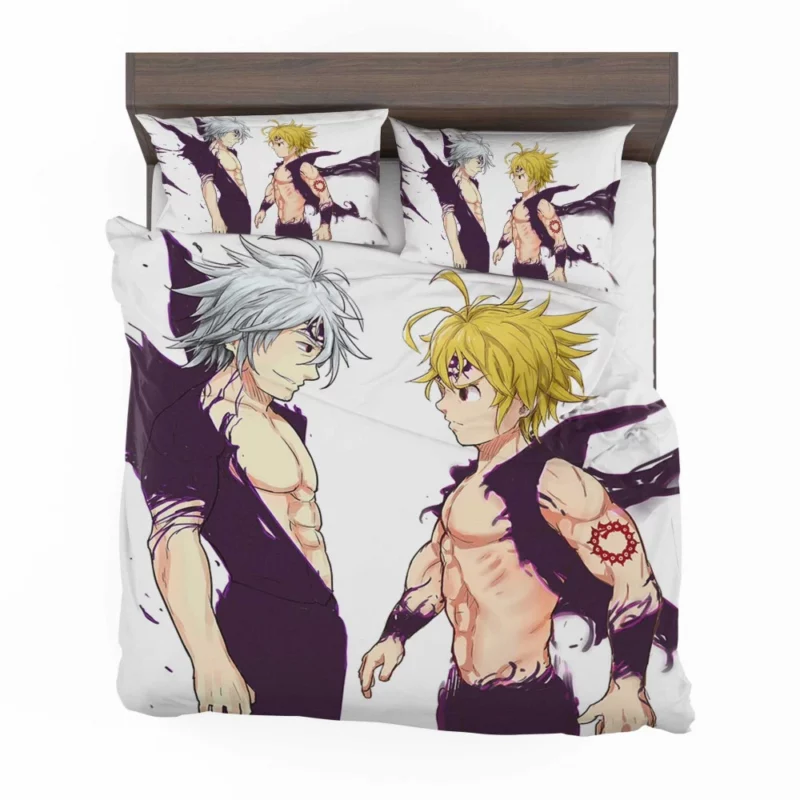 Estarossa vs. Meliodas Battle Clash Anime Bedding Set 1