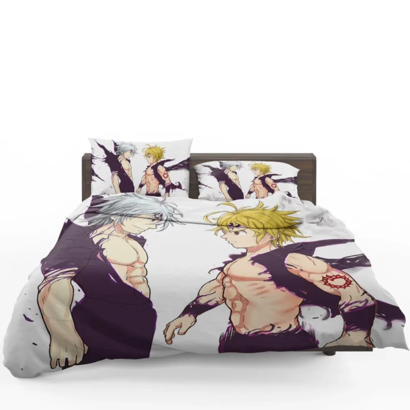 Estarossa vs. Meliodas Battle Clash Anime Bedding Set