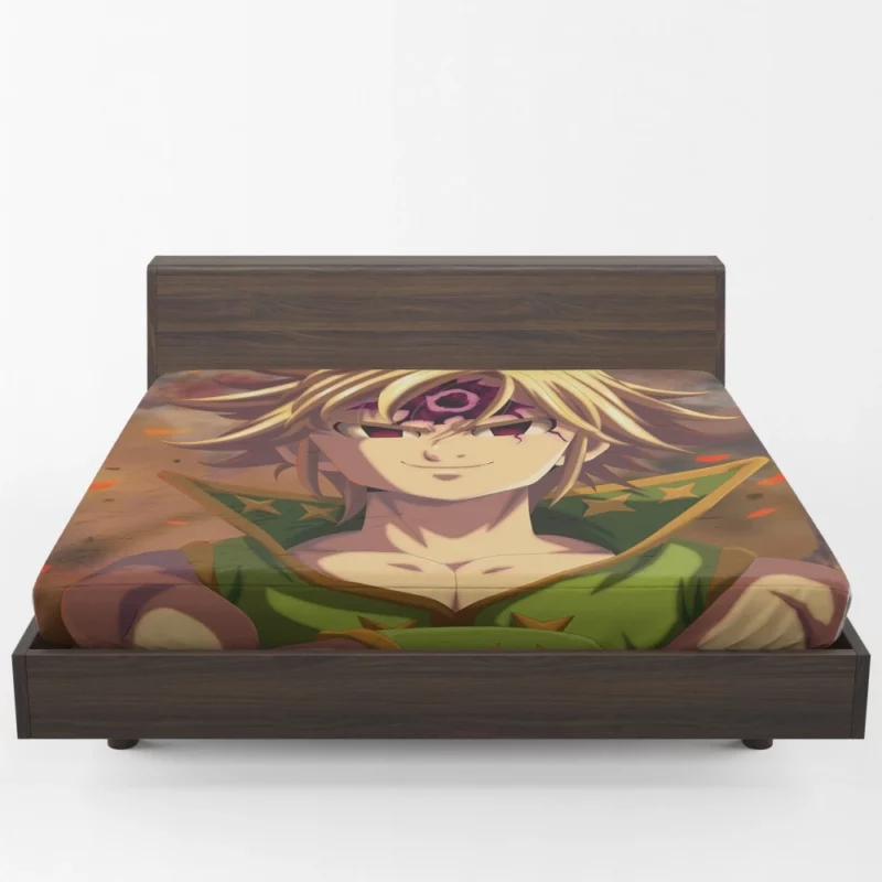 Estarossa vs. Meliodas Showdown Anime Fitted Sheet 1