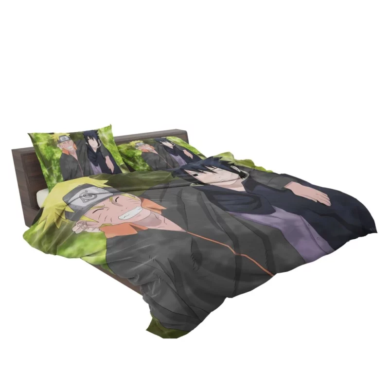 Eternal Rivalry Naruto and Sasuke Anime Bedding Set 2