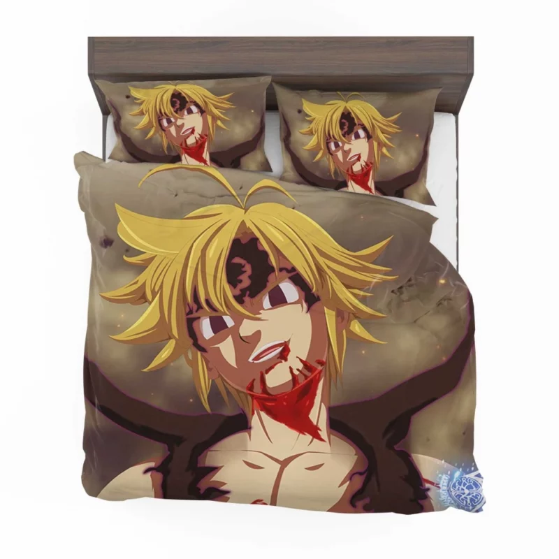 Evil Meliodas Dark Descent Anime Bedding Set 1