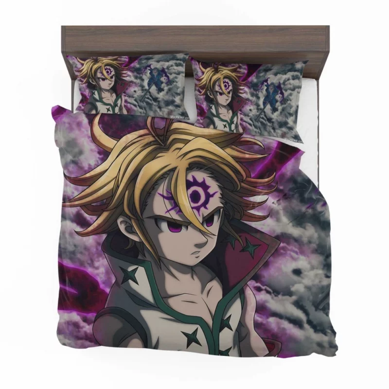 Evil Meliodas Sky Battle Anime Bedding Set 1