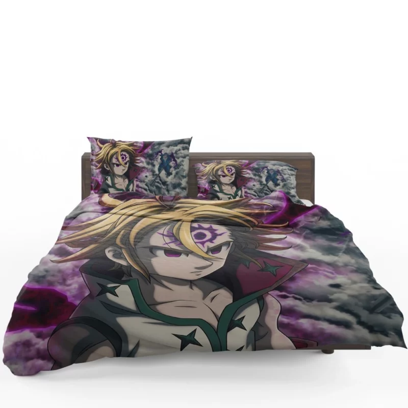 Evil Meliodas Sky Battle Anime Bedding Set