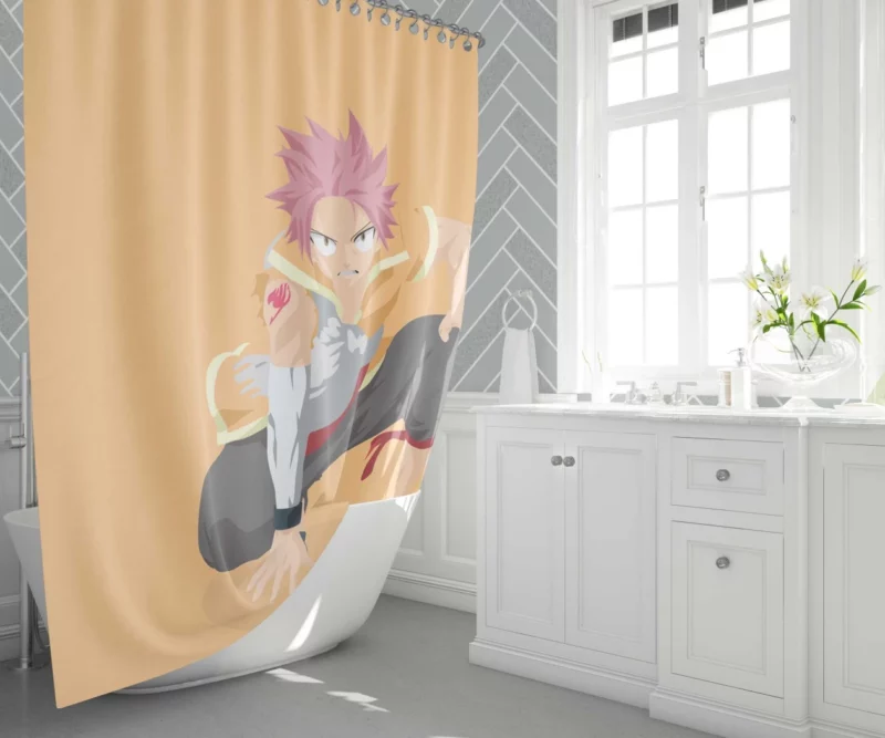 Fairy Tail Movie 2 Natsu Journey Anime Shower Curtain 1