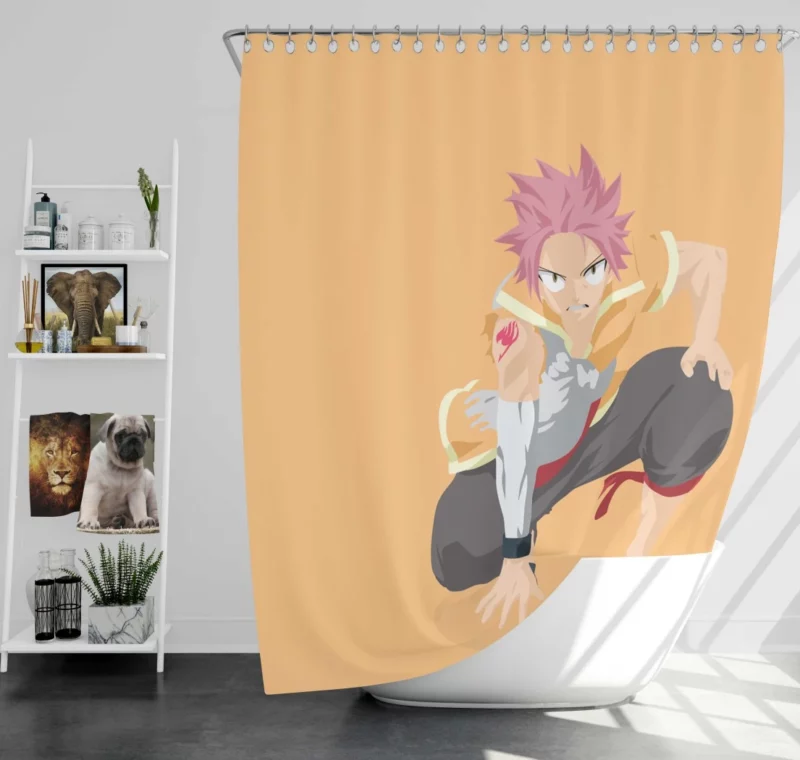 Fairy Tail Movie 2 Natsu Journey Anime Shower Curtain