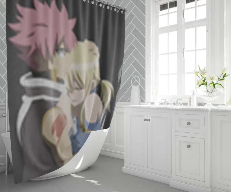 Fairy Tail Natsu Dragneel Anime Shower Curtain 1