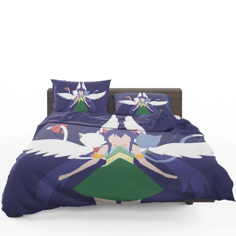 Fairy Tail Trio Wendy Charles and Happy Anime Bedding Set