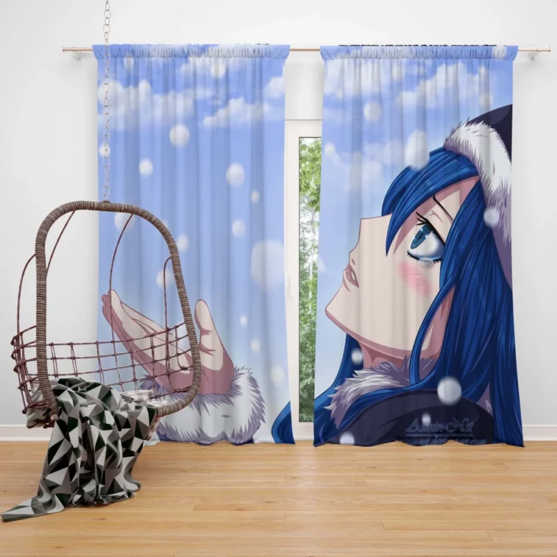 Fairy Tail Water Mage Juvia Lockser Anime Curtain