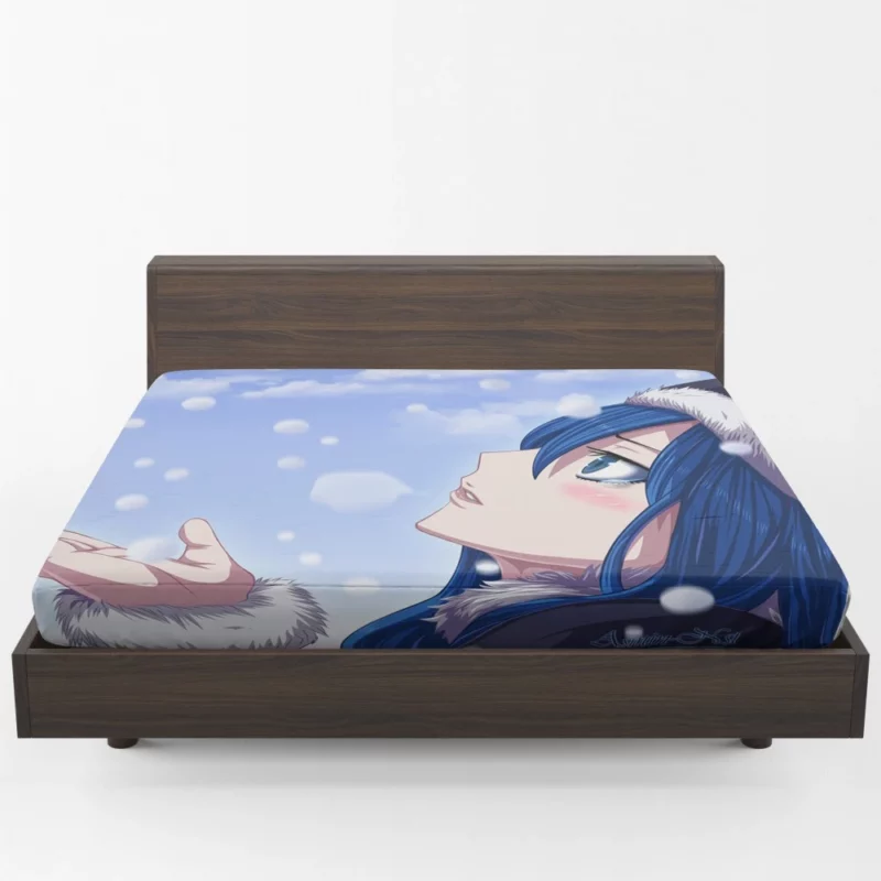 Fairy Tail Water Mage Juvia Lockser Anime Fitted Sheet 1