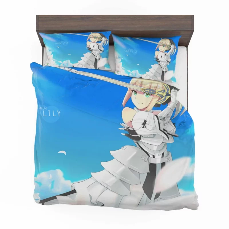 Fate Enigmatic Saber Lily Anime Bedding Set 1