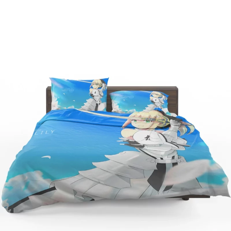 Fate Enigmatic Saber Lily Anime Bedding Set