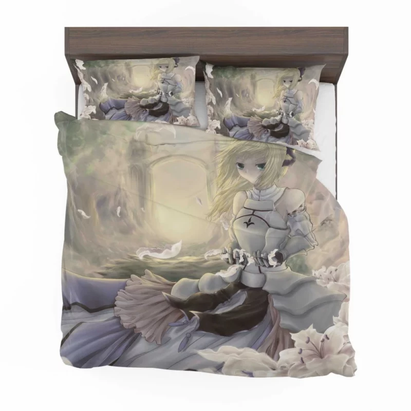 Fate Series Adventure with Saber Lily Anime Bedding Set 1