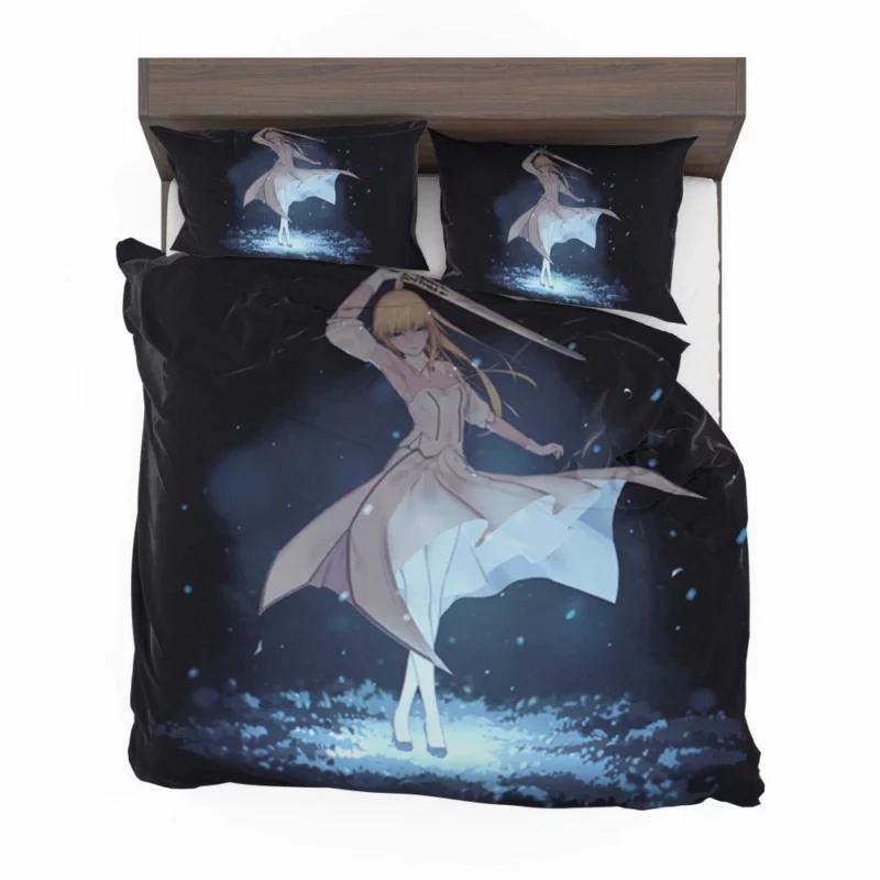 Fate Stay Night Saber Lily Legendary Swordswoman Anime Bedding Set 1