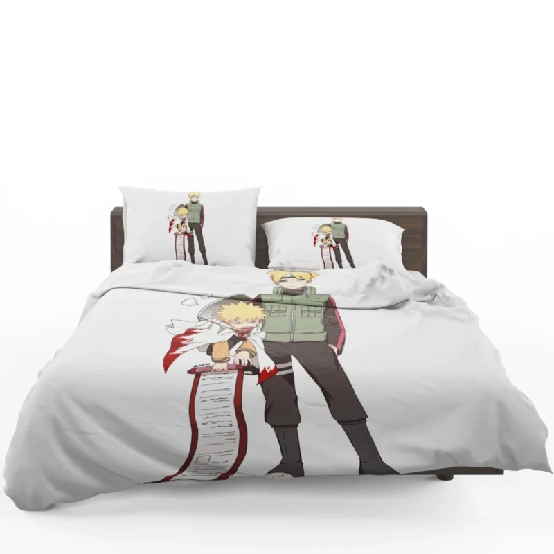 Father-Son Hokage Legends Anime Bedding Set