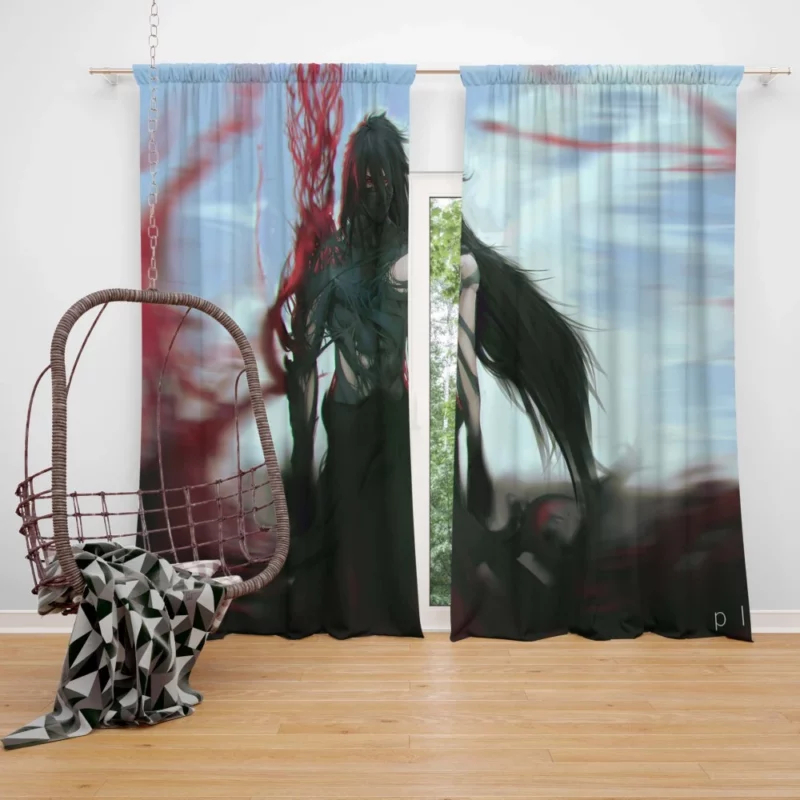 Final Getsuga Tenshou Ichigo Power Anime Curtain