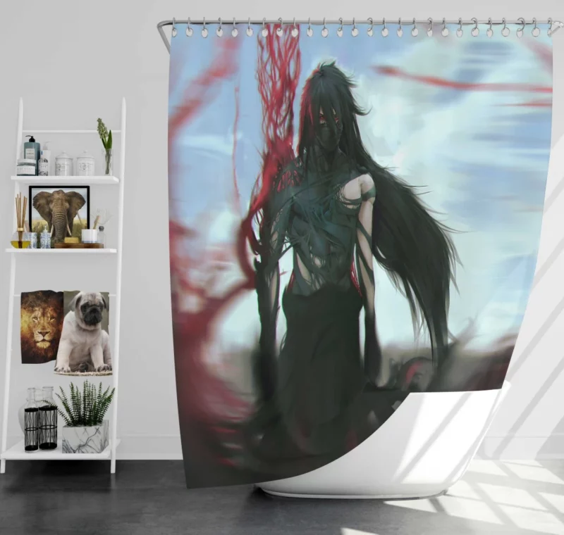 Final Getsuga Tenshou Ichigo Power Anime Shower Curtain