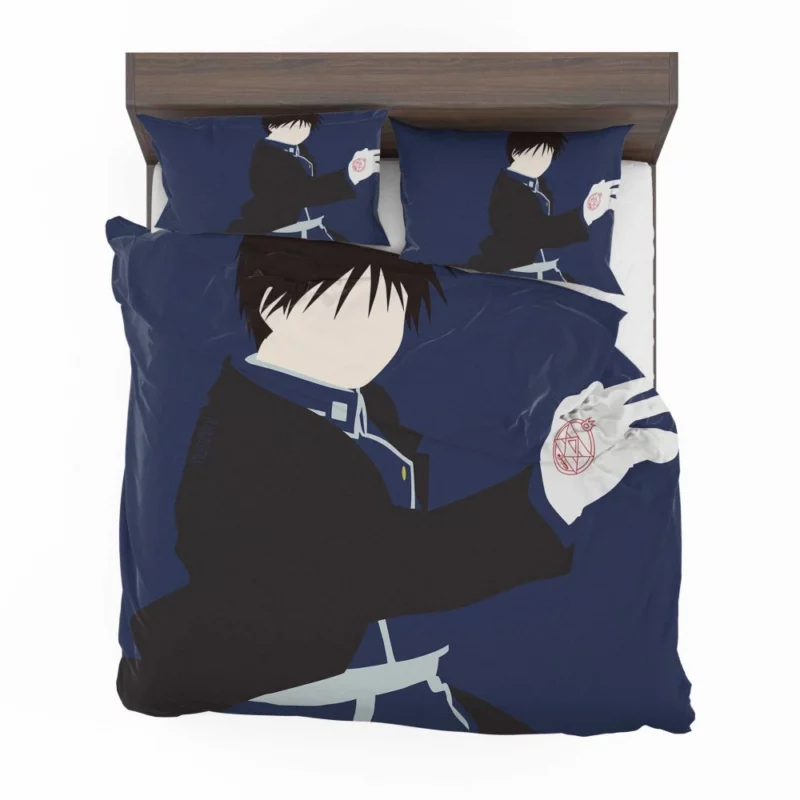 Flame Alchemist Roy Mustang Quest Anime Bedding Set 1