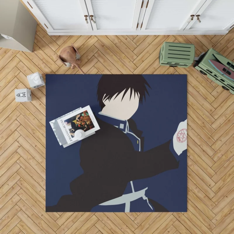 Flame Alchemist Roy Mustang Quest Anime Rug