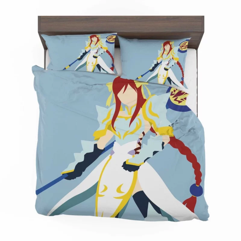 Flame-Haired Warrior Erza Scarlet Anime Bedding Set 1